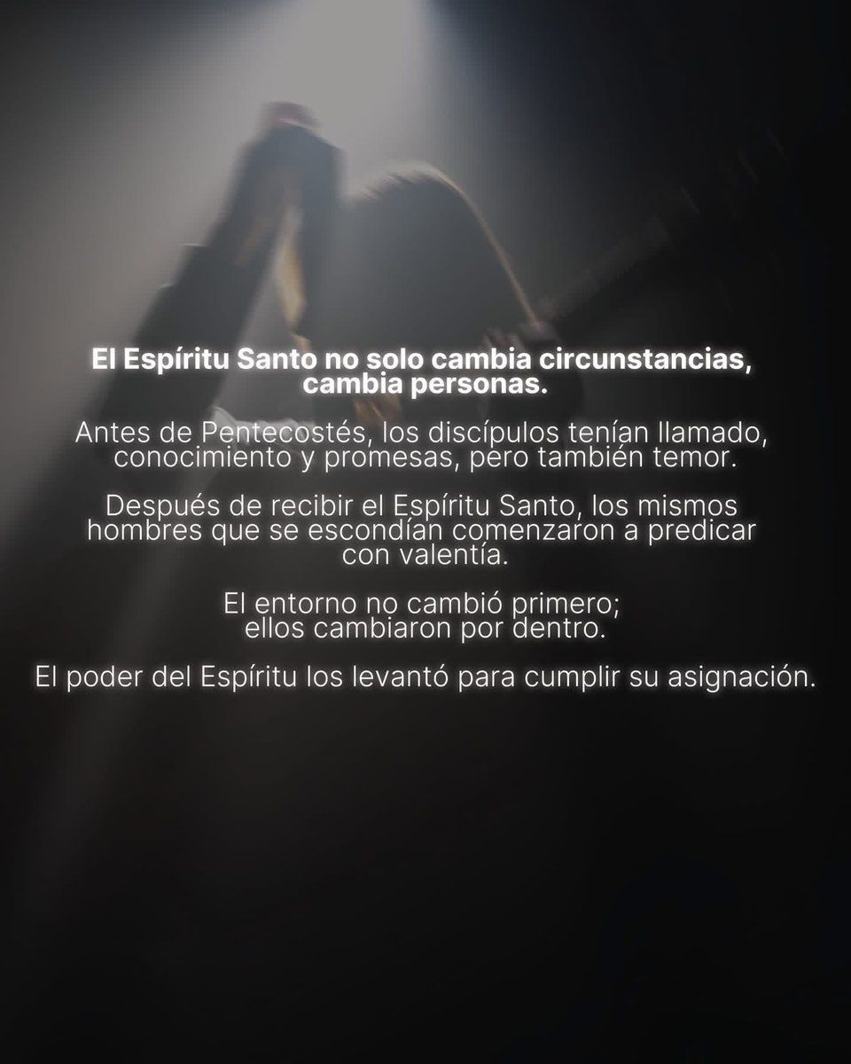 ceadhn's tweet photo. Día 2 
“EL PODER DEL ESPÍRITU SANTO” HECHOS 1:8
“Pero recibiréis poder cuando haya venido sobre vosotros el Espíritu Santo.” 
 
ORACIÓN: Espíritu Santo, lléname una vez más. Activa Tu poder en mi vida, renueva mi fe y guíame conforme a la voluntad del Padre. Amén. https://t.co/naxKGHb7yH