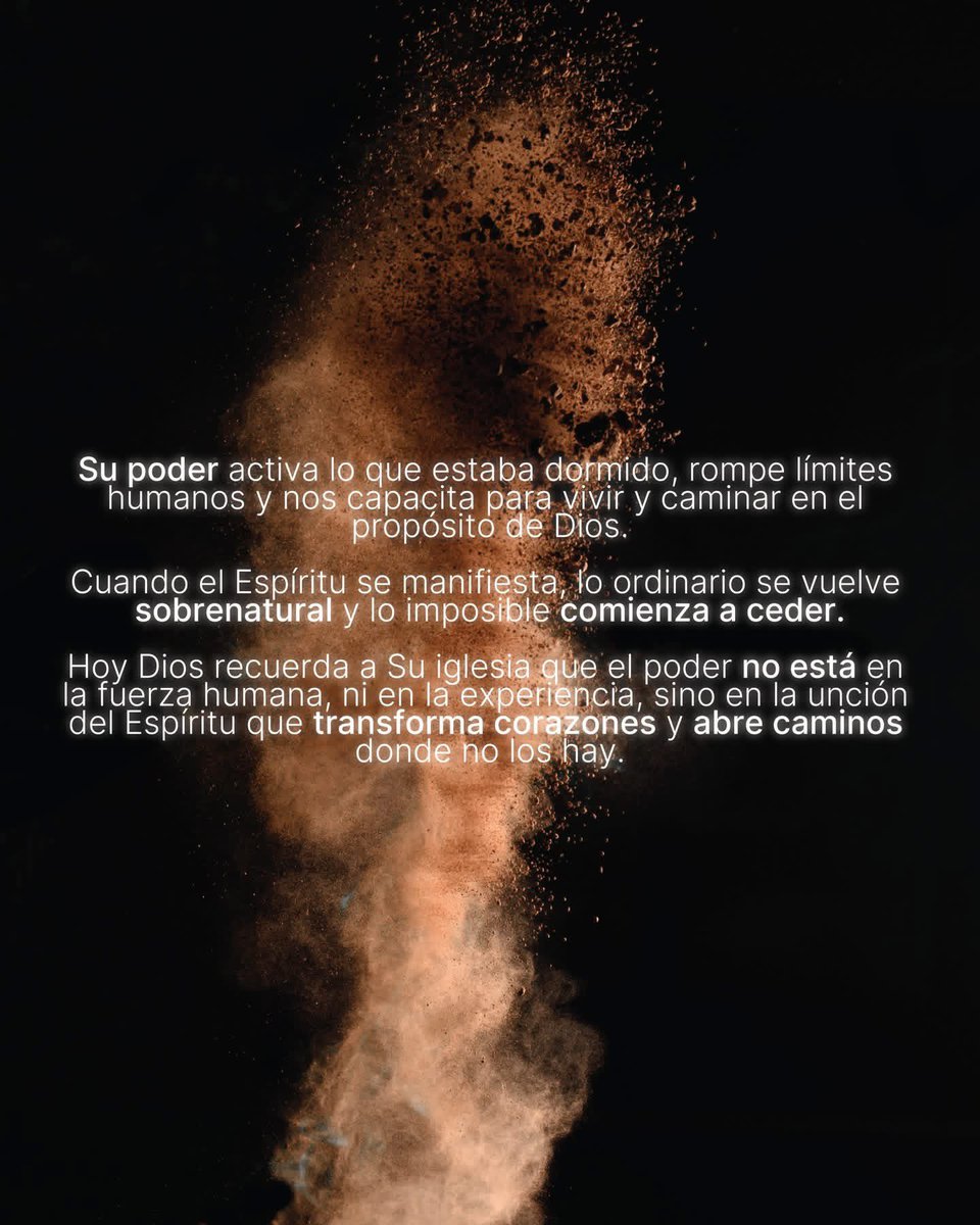 ceadhn's tweet photo. Día 2 
“EL PODER DEL ESPÍRITU SANTO” HECHOS 1:8
“Pero recibiréis poder cuando haya venido sobre vosotros el Espíritu Santo.” 
 
ORACIÓN: Espíritu Santo, lléname una vez más. Activa Tu poder en mi vida, renueva mi fe y guíame conforme a la voluntad del Padre. Amén. https://t.co/naxKGHb7yH