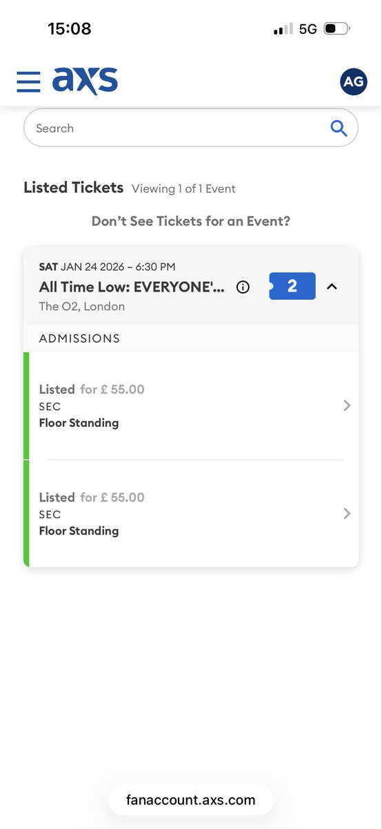 smolginge's tweet photo. SELLING 2x STANDING TICKETS TO @AllTimeLow FOR SATURDAY 24th JANUARY @ @TheO2 - £55 EACH VIA AXS

Unable to go due to my declining health so I won’t be able to make it through a gig, absolutely gutted 😭

Tickets can be found on @AXS_UK 

#alltimelow #ATL #everyonestalking https://t.co/iB8tF7hkQ2