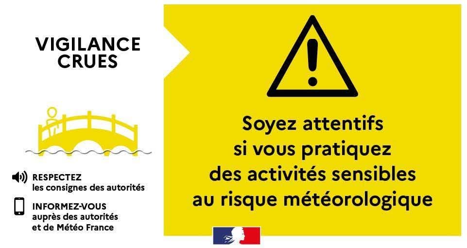 Image de Préfet des Côtes-d'Armor - 🟡 Les cours d'eau du Blavet et de l'Oust sont placés en vigilance jaune pour risque de crues.
🚗 N