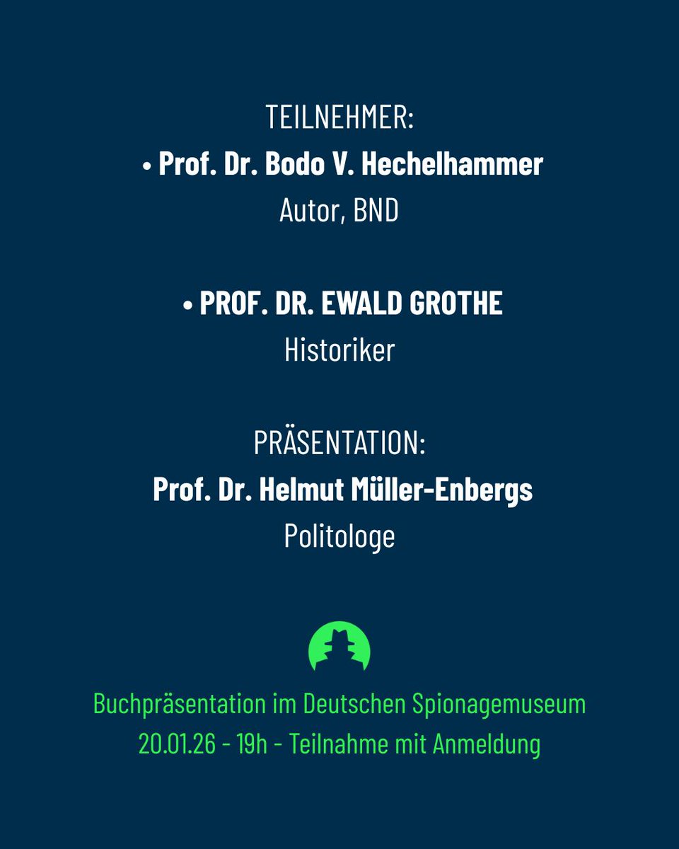 InfoMathias's tweet image. deutsches-spionagemuseum.de/event/damals-w…