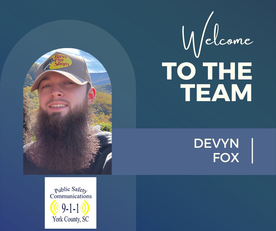 We would like to welcome the newest member of PSC's Technical Services Team, Devyn. We are thankful for the experience he brings and look forward to seeing him grow in his role here.  #PSC911Family #PSC911TechnicalServices