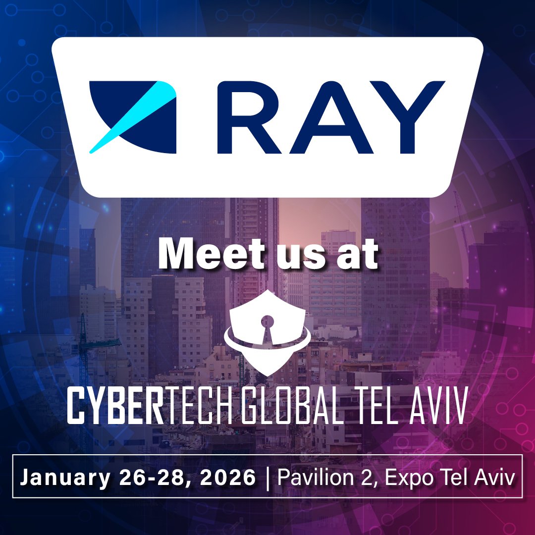 _RaySecurity's tweet photo. Next week, Ray Security will be exhibiting at Cybertech Israel. If you’re attending Cybertech and would like to meet, you can book time with us here: https://t.co/J3LbmcOFyD
#cybertech #cybertechTLV #cybertechTLV26 #Cybersecurity #Infosec #RaySecurity #DataSecurity https://t.co/z1KKkYtMm3