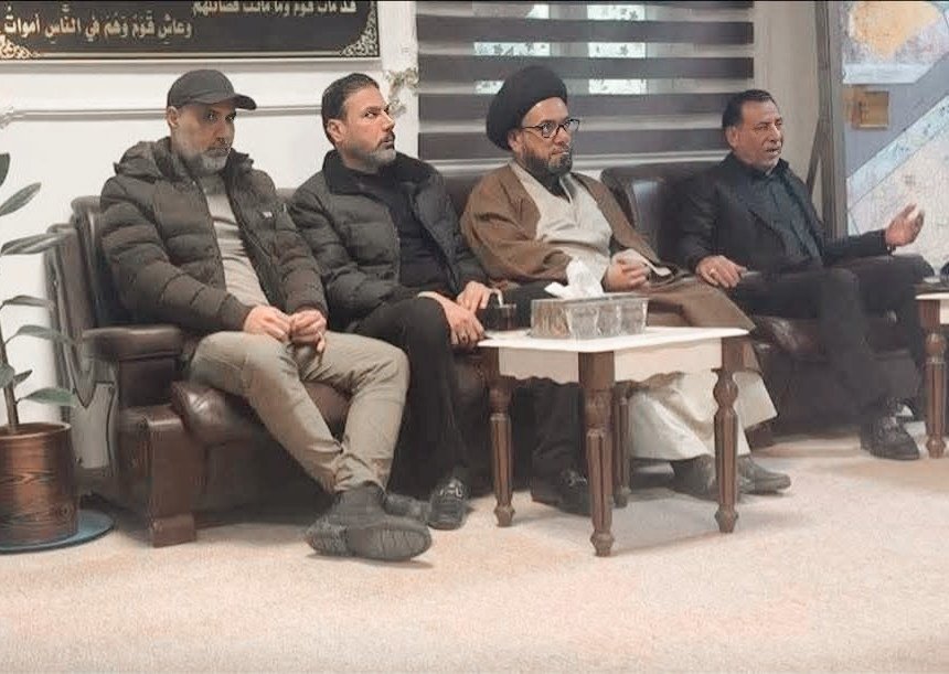 وفد سيدنا القائد الصدر (أطال الله وجوده) يصل الى الحدود العراقية السورية