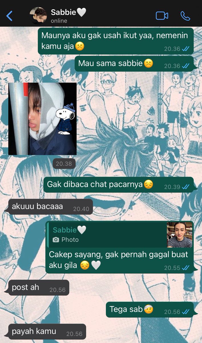 vousbeiry's tweet image. keonhyeon five tweets au
© vousbeiry

gimana kalau Sabbie tiba-tiba start flirting sampai bikin Kavandra pusing?🙂‍↔️