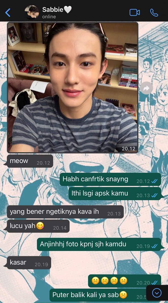 vousbeiry's tweet image. keonhyeon five tweets au
© vousbeiry

gimana kalau Sabbie tiba-tiba start flirting sampai bikin Kavandra pusing?🙂‍↔️