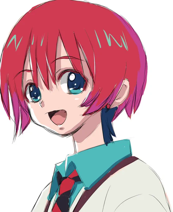 1年前に描いた マチュ生成AIです #生成AI