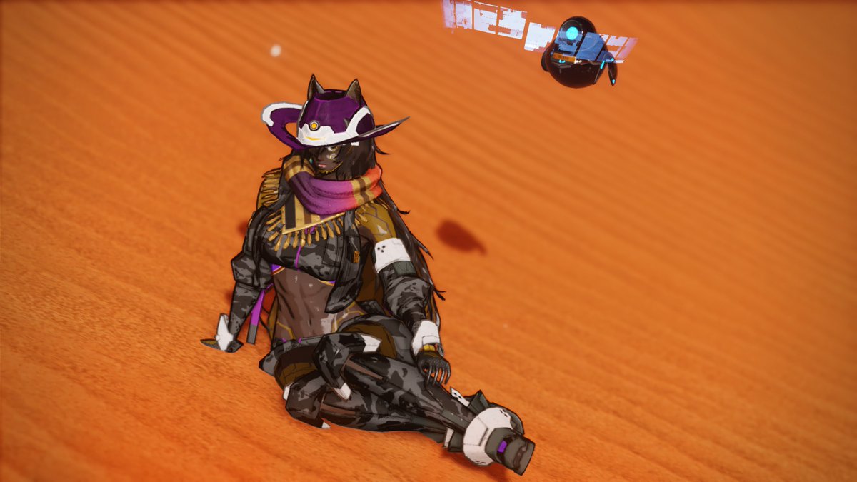 alton_eva's tweet photo. Yeah really enjoying this sci-fi cowboy fit I cobbled together with no premium currency lmao. https://t.co/jV12stD6kr