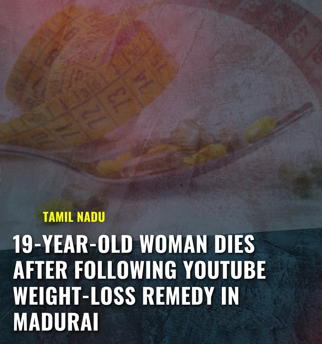 jaijagannath081's tweet image. A 19-year-old woman in Madurai died after consuming a traditional medicine for weight loss, based on a remedy she saw on YouTube.... See more

#ShwetaTiwari #GetOutRavi
#BetterAlways #Shankracharya
#Karnataka #DGP #AxarPatel