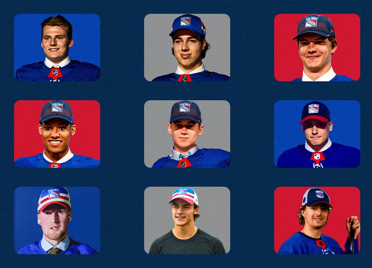 NickZararis's tweet image. From 2017-2021, the New York Rangers picked 9 times in the first round with an average draft slot of 12

Every single one of those players failed to live up to their traits or hit a developmental wall 

The latest on my substack ⬇️ 🔗