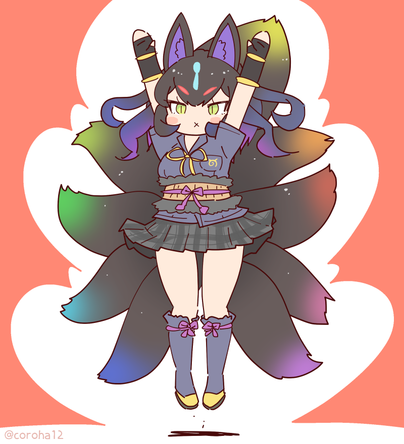 「きょうもきつねをはっしゃ」|ころはのイラスト