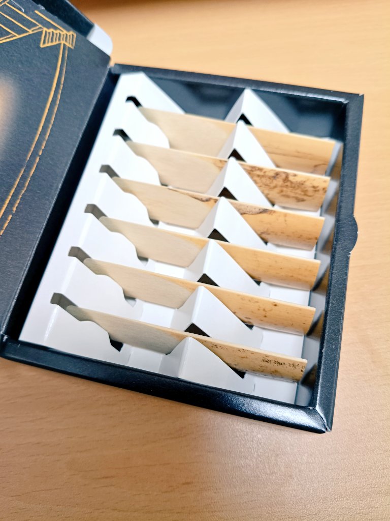 SatbSaxophone's tweet photo. 国産ハンドメイドリード Sonorityが届いた。アルトの3番🎷週末吹くのが楽しみ！
@SonorityJapan1 https://t.co/XQc7jheev0