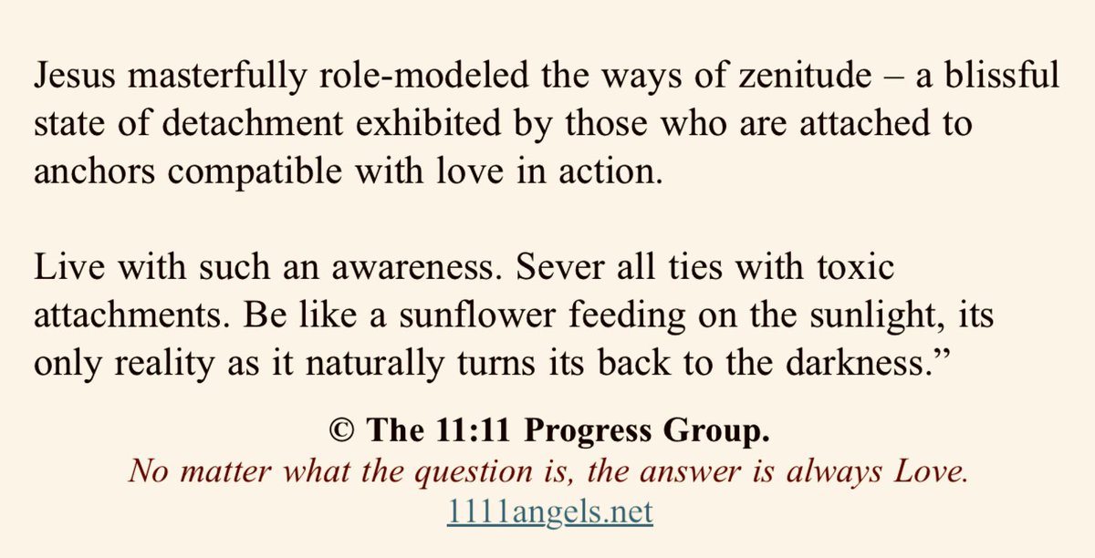 “Be Selectively Attached.”