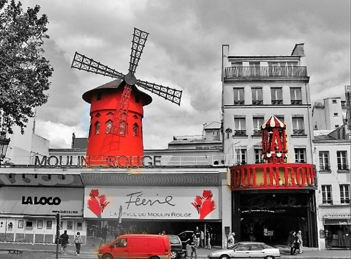 KatySnchez's tweet image. Moulin Rouge. Un clásico en Paris. Un cabaré parisino fundado en 1889 #Montmartre #Paris #MoulinRouge #cabaret #hacerfotos