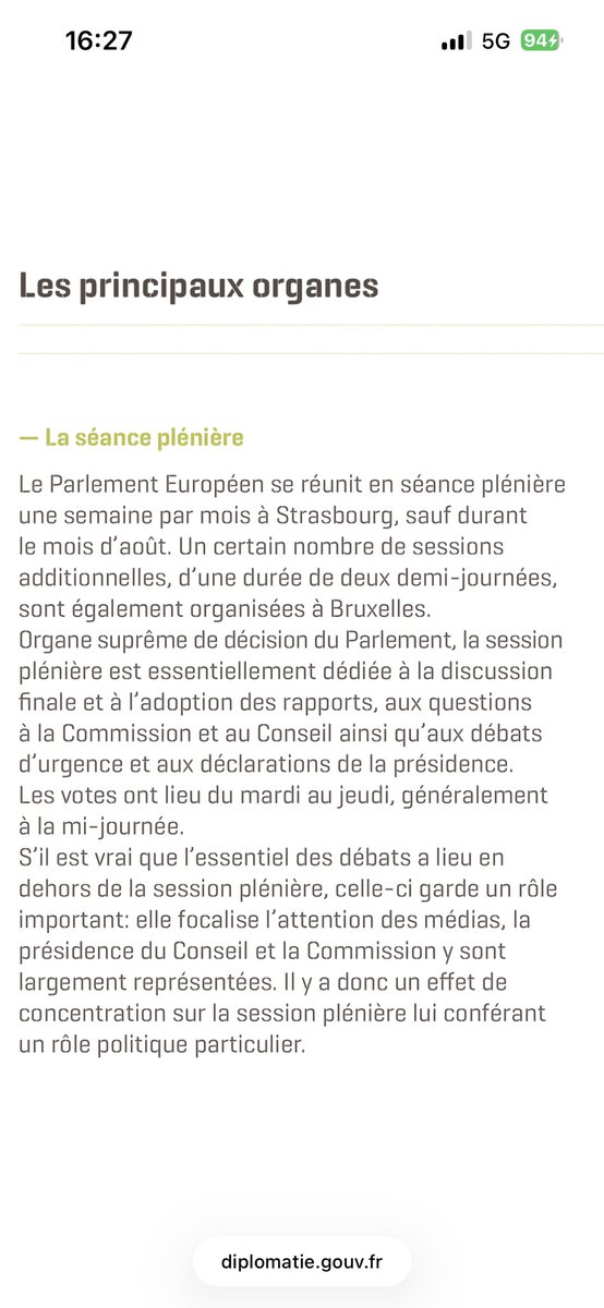 CByache's tweet photo. @BrlSandy @CH_Gallois @marinanana93943 @J_Bardella Tu viens de dire justement que c’est que en plénière, c’est donc bien ce que je disais… l’essentiel du boulot se fait en commission, la plénière vient pour valider le texte final. https://t.co/vEV6YBQNfU