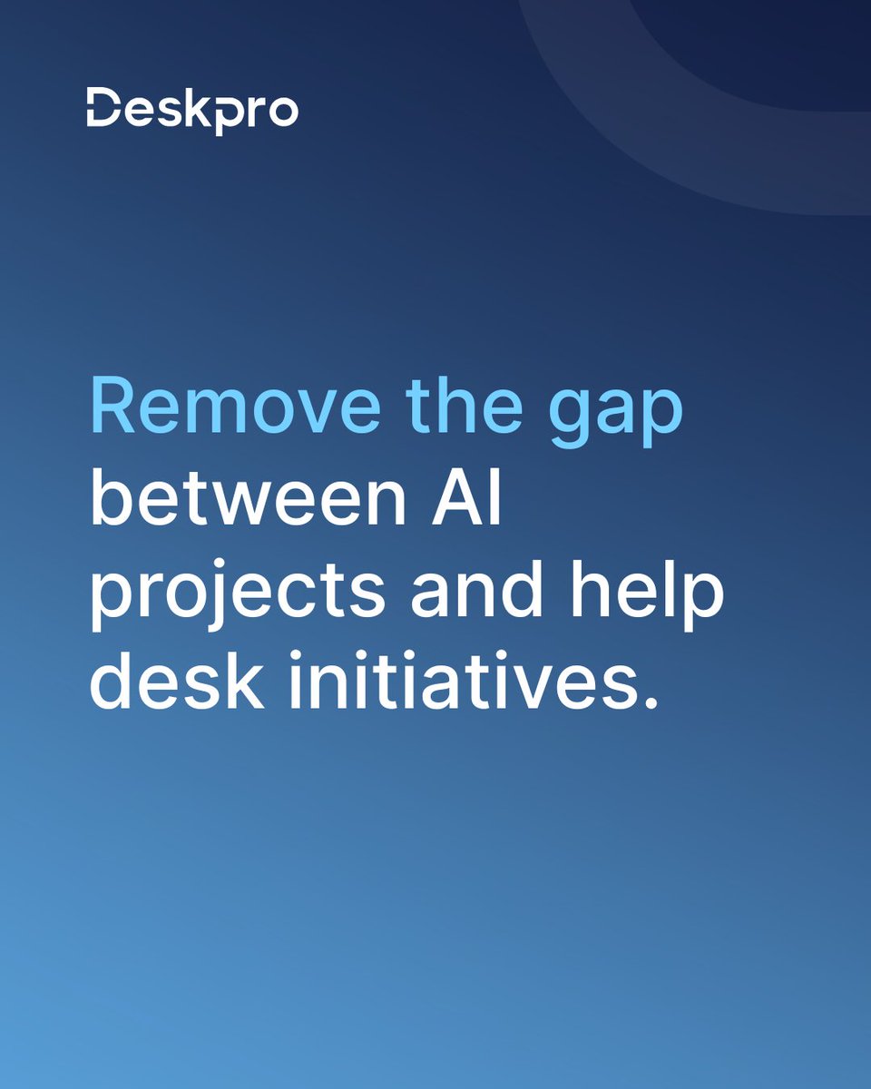 Deskpro tweet media
