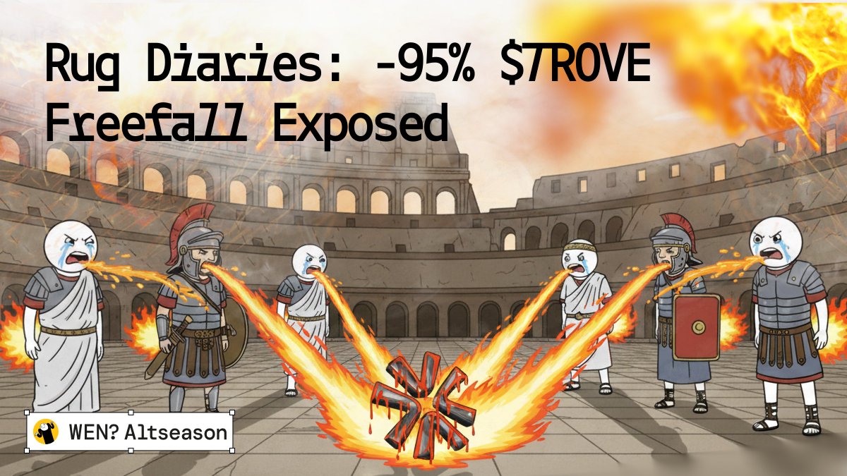 How to turn $20k into $400 in one single step @TroveMarkets started as a  promising ICO on Hyperliquid turned into a nightmare after their  last-minute pivot and 95% price dump Dive into