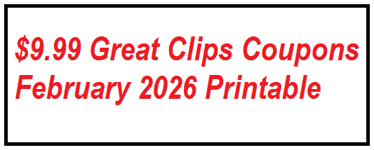 $9.99 Coupons Great Clips May 2026 Printable tweet media
