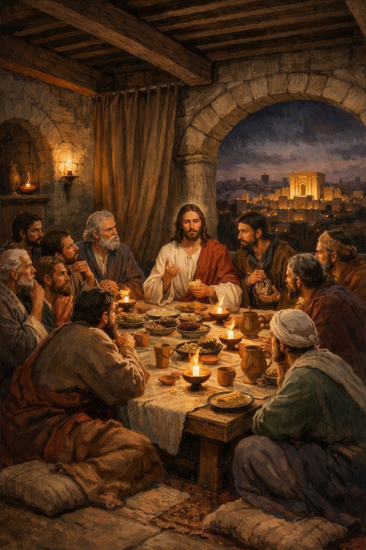 Mothermary0012's tweet photo. “At the Last Supper, Christ left us Himself as food and drink.”

St. Thomas Aquinas https://t.co/pqrNuXvkOE