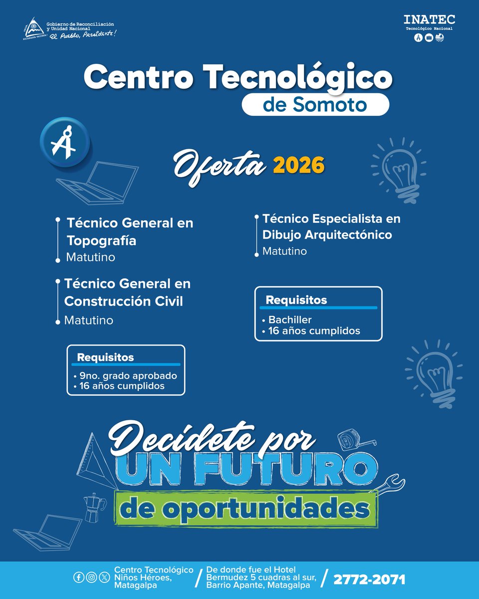 Centro Tecnológico Santos López, Somoto tweet media