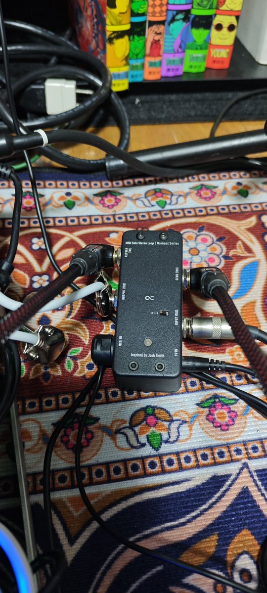 センドリターンをパッチで繋いだだけでしっかりポップノイズ出るのでもうおしまい