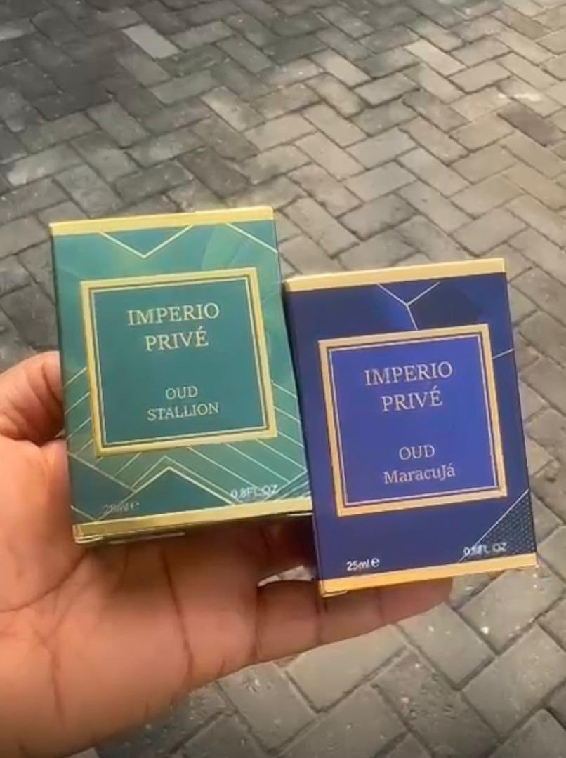 I got gifted this yesterday and they are so good. You see this perfume? IT IS GOOOOD. 

Name of perfume is IMPERIO