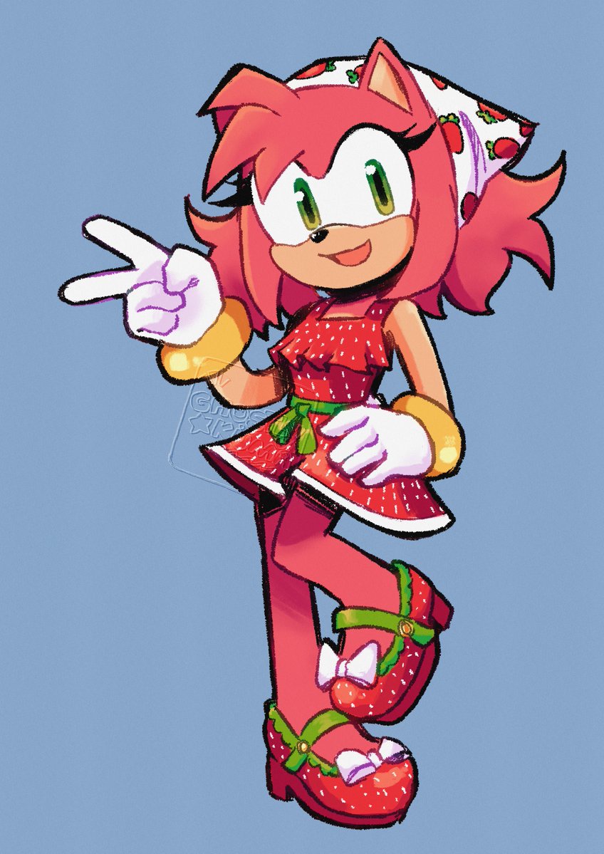 Strawberry Amy 
#amyrose #SonicTheHedgehog