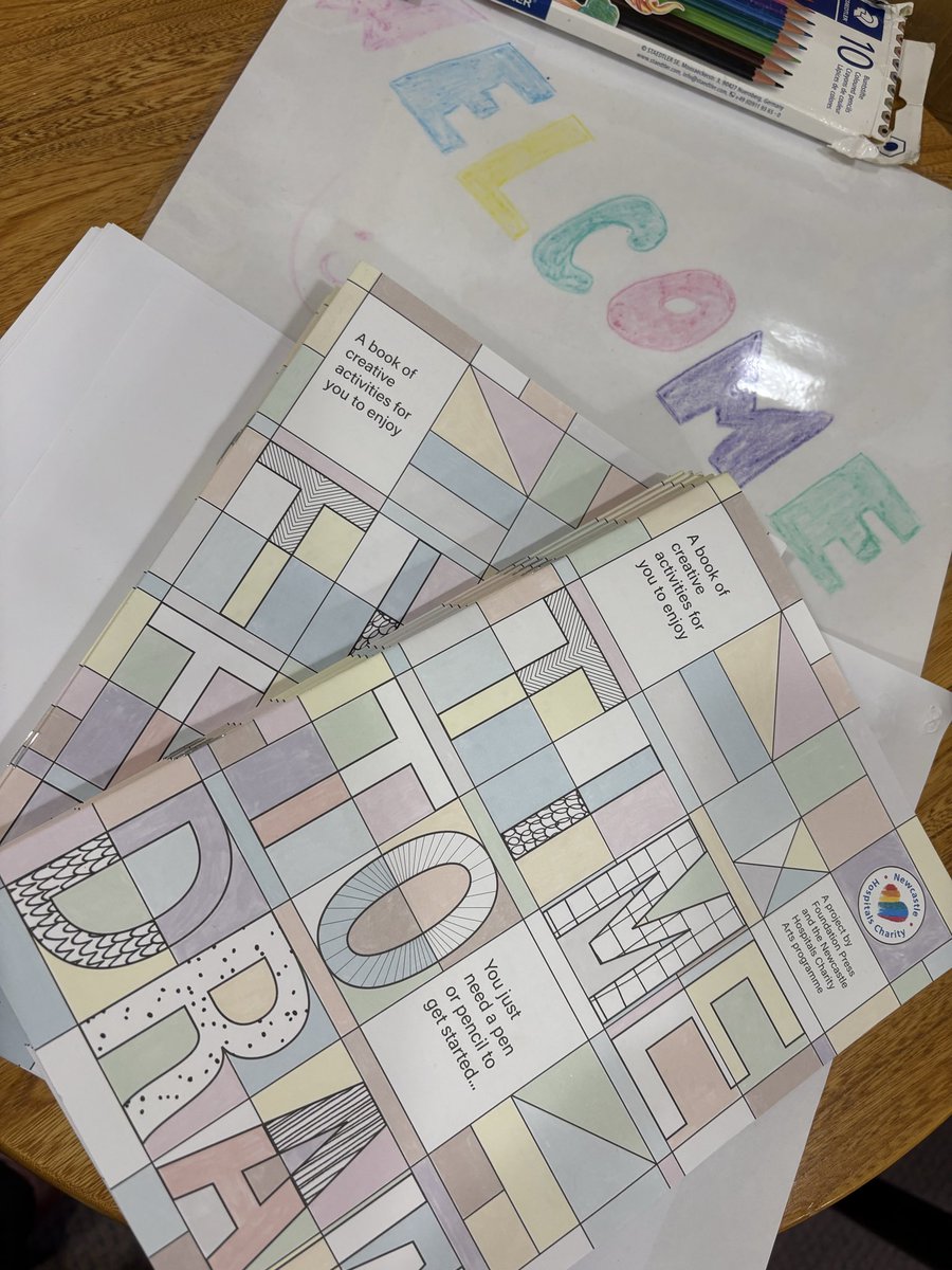A great visit today with Newcastle hospitals charity working together for a better brighter future for the adults using our service #creative #art #activitiesforwellness #nhs <a href="/NewcastleHosps/">Newcastle Hospitals</a> <a href="/NewcastleCC/">Newcastle City Council</a>