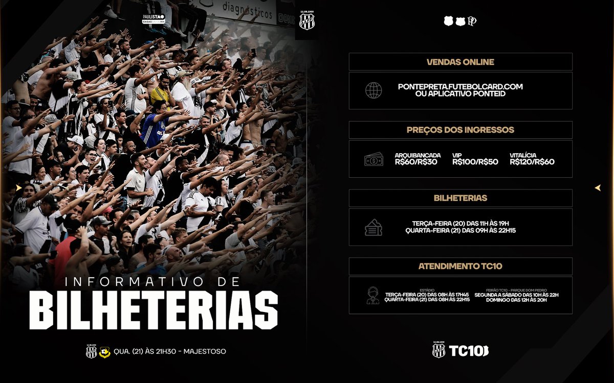 Ponte Preta Oficial tweet media