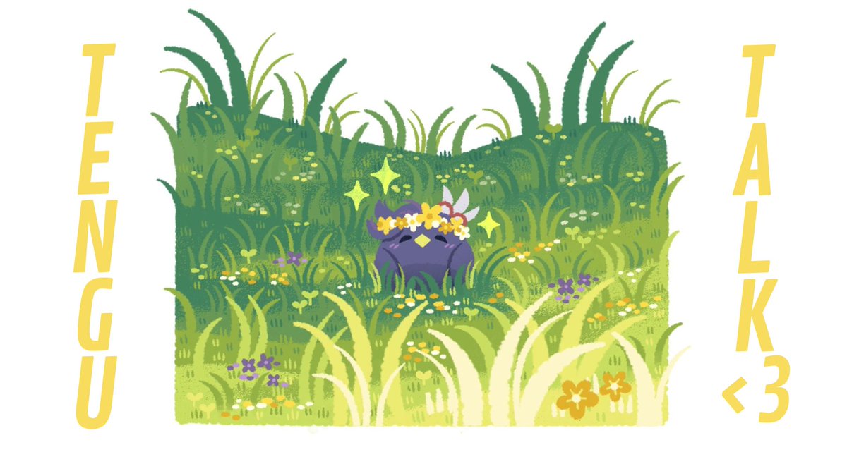 🔅TENGU TALK🔅

Finding my happy place is so easy when you are right by my side, my Hakkito (˶ᵔ ᵕ ᵔ˶) ‹𝟹

Let's yap my little birds 🐦‍⬛✨

⏰9AM JST/4PM PST⏰
🔴: youtube.com/live/qBRuhk6iR…
🟣: twitch.tv/banzoinhakka
🎨: <a href="/nim_illust/">Nim</a>