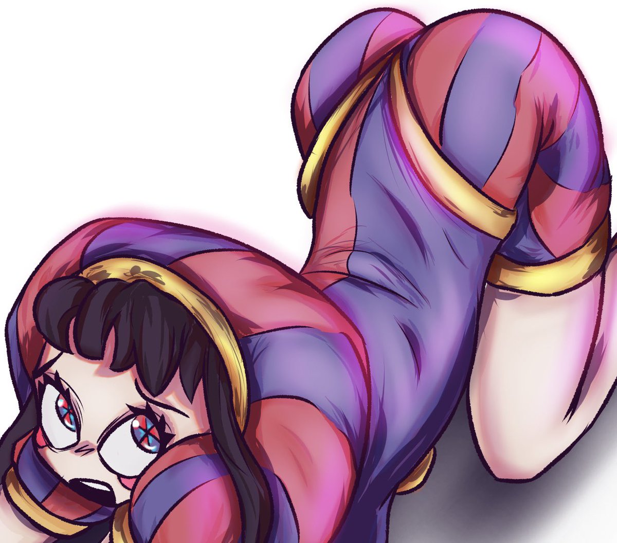 KaruVi22's tweet photo. I’m lazy to draw backgrounds :)
#tadc #TheAmazingDigitalCircus #pomni #tadcpomni #pomniTADC #PomnixJax #pomnixragatha #TADCEp7 https://t.co/iqrYOcZCHF