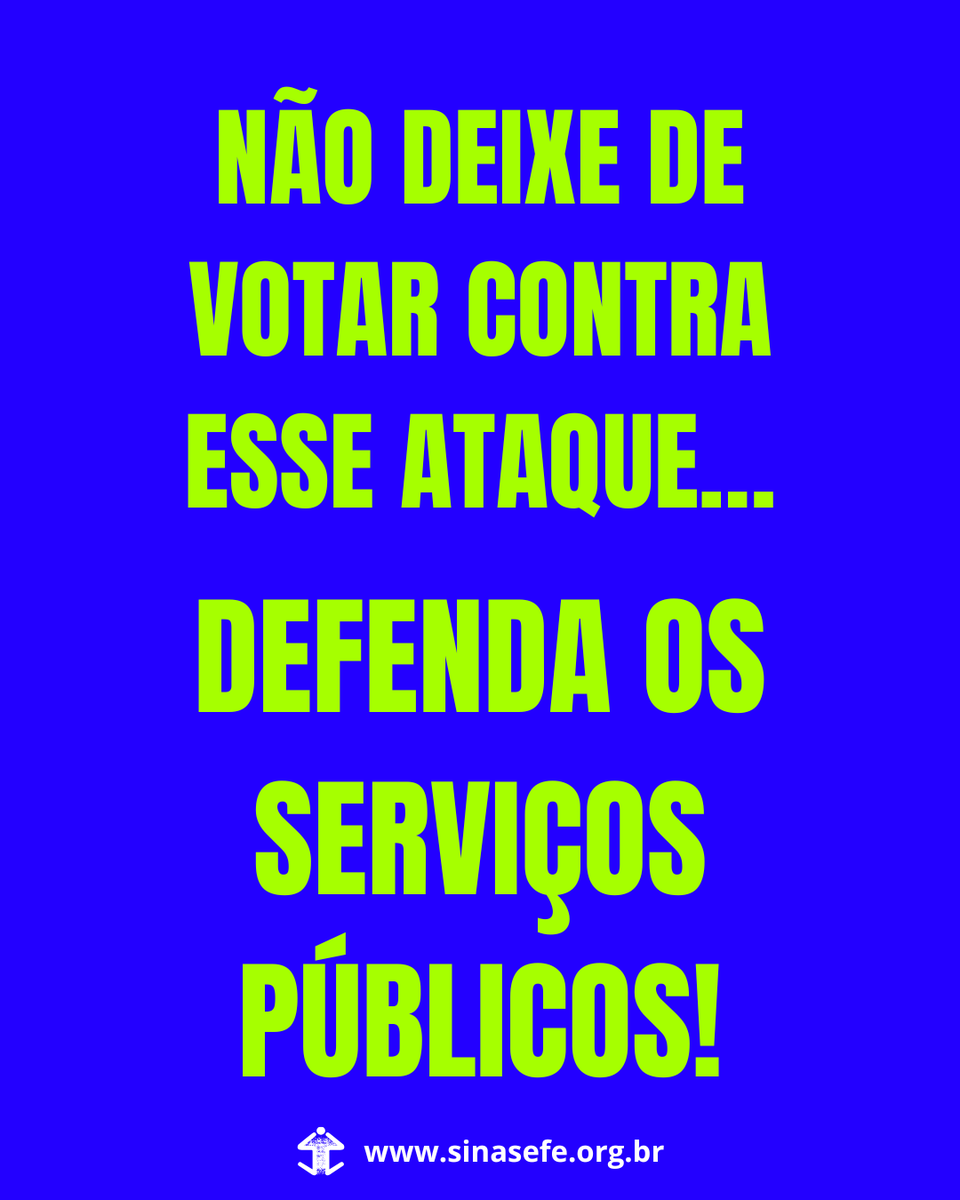 SINASEFE's tweet image. Reforma Administrativa | A Câmara dos Deputados divulgou uma enquete sobre a PEC 38/2025, com espaço para enumerar itens positivos (que obviamente não existem) e pontos negativos da  Reforma Administrativa.
Saiba mais e vote discordando completamente: sinasefe.org.br/site/participe…