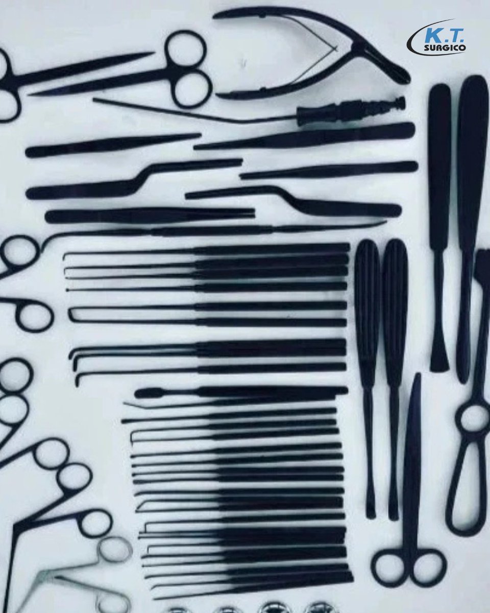 ktsdental's tweet image. Precision matters in micro ear surgery.
Our Tympanoplasty Instrument Set – Black Coated ENT
WhatsApp:+92 331 8615255
Visit our Web🌐 | ktsurgico.us
Ebay shop:ebay.us/m/JdDm8X
#ENTInstruments#MicroSurgeryTools#EarSurgeryInstruments#ENTSurgeon#Otolaryngology