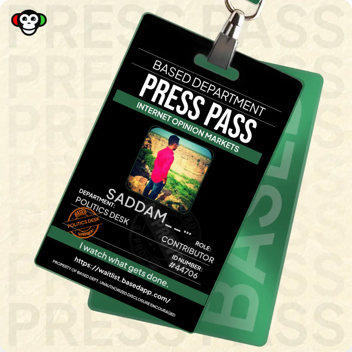 SADDAM__SN's tweet photo. just claimed my @basedappcom Press Pass
feels like one of those be early or hear about it later things
help me push the progression bar 👇
https://t.co/OqHLOdJg7e https://t.co/KXuaKqbRR8