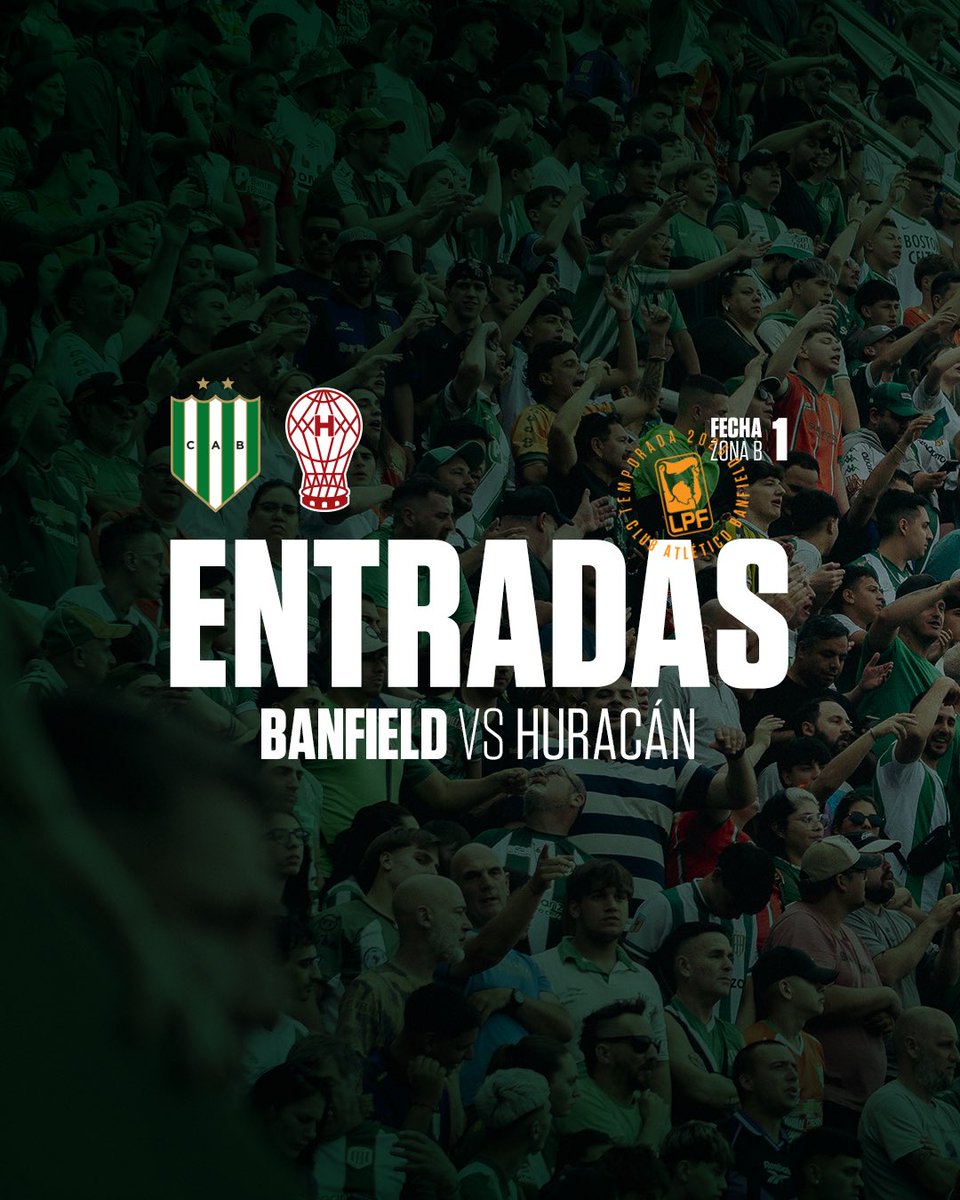 CAB_oficial's tweet image. Volvemos a casa 🏟️💚

Ya está disponible la 𝐯𝐞𝐧𝐭𝐚 𝐝𝐞 𝐞𝐧𝐭𝐫𝐚𝐝𝐚𝐬 vs. Huracán y te compartimos toda la información 🎟️

🟢 Plateas para socios/as a través de banfield.accessfan.ar
⚪️ No socios/as y público visitante: tinyurl.com/entradasf1-cab…

La venta de entradas…