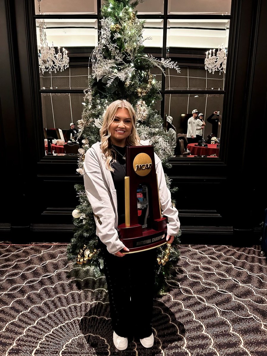 CollSportsComm's tweet photo. Congrats to the @AggieVolleyball / @12thMan communications and creative team on their @NCAA women’s volleyball national championship title!

The team includes:
▶️ Sam Thornton - Assistant Director Athletics Communications
▶️ Evan Pilat - Director of Photography
▶️ Alijah Bates (@Aj_Bates6) - Associate Director Graphic Design
▶️ Cooper Ross - Producer/Editor
▶️ Chris Bieschke (@CMBieschke) - In-Stadium Producer/Editor
▶️ Katy Gallaher - Assistant Director Social Media

@SEC @TAMU