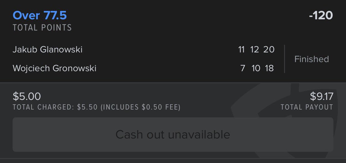 This might actually need investigated lmao

No way possible to hit the over 77.5… until a 38 point game 3…