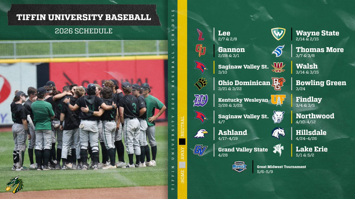 Tiffin University Baseball tweet media