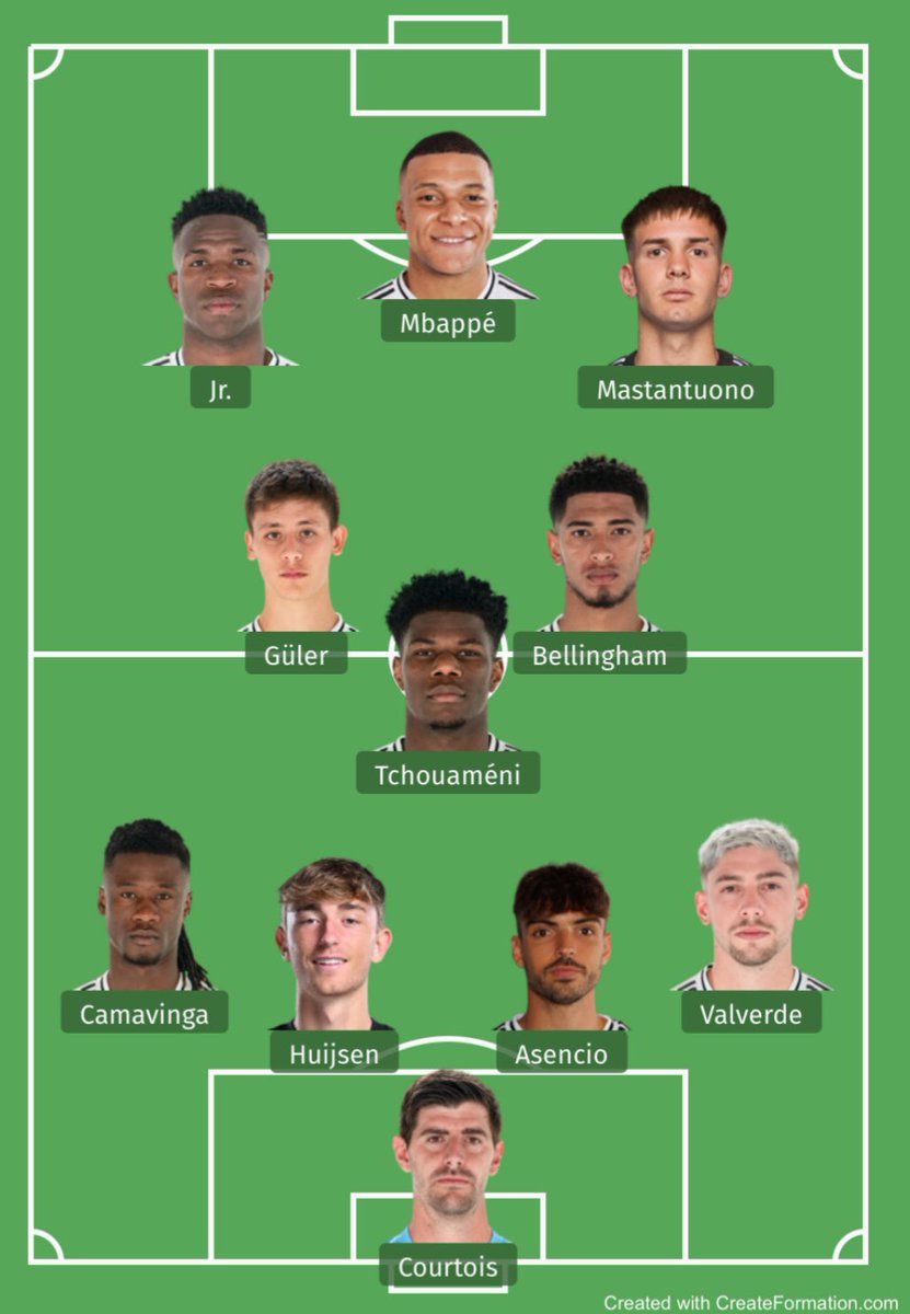 He hablado con Arbeloa y me ha dicho que sale con esto. La única duda es si será Chema central, Asencio lateral y Valverde al medio en un doble pivote