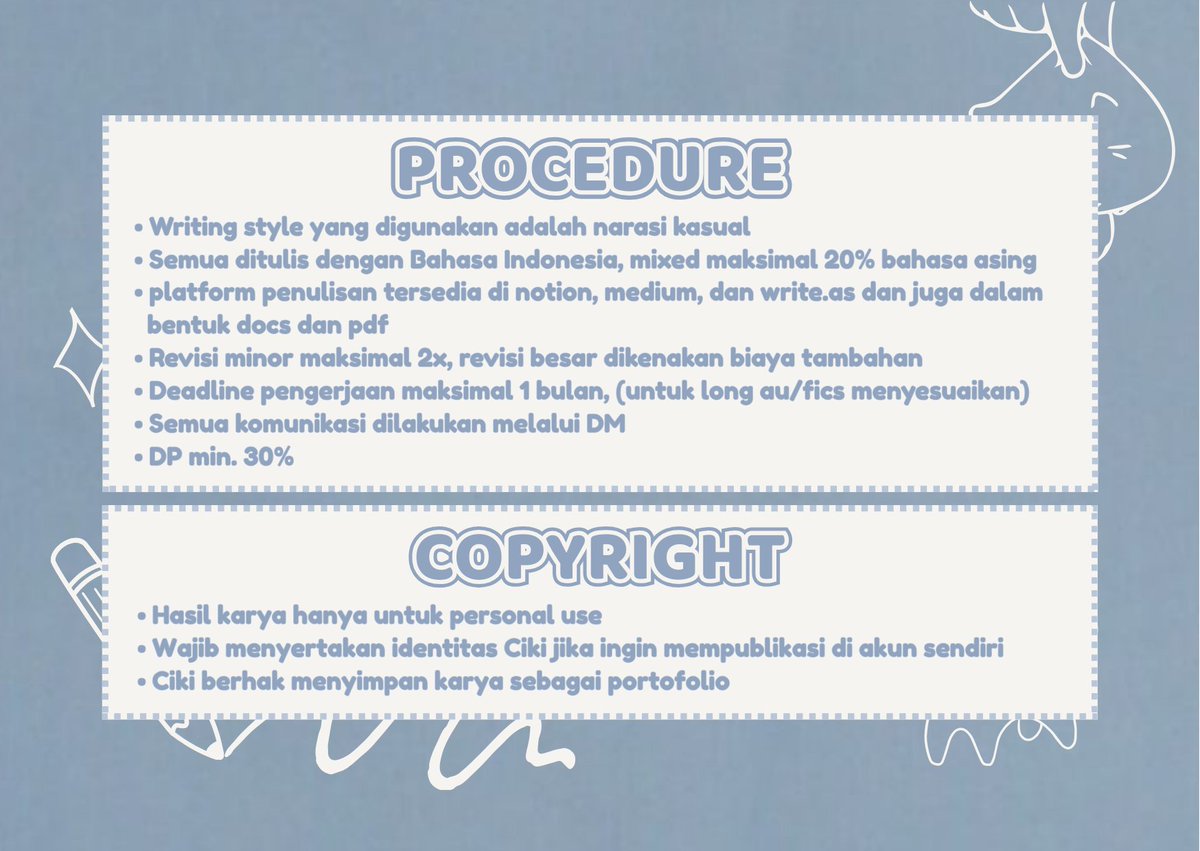 ciki! 📌writing commis open tweet media