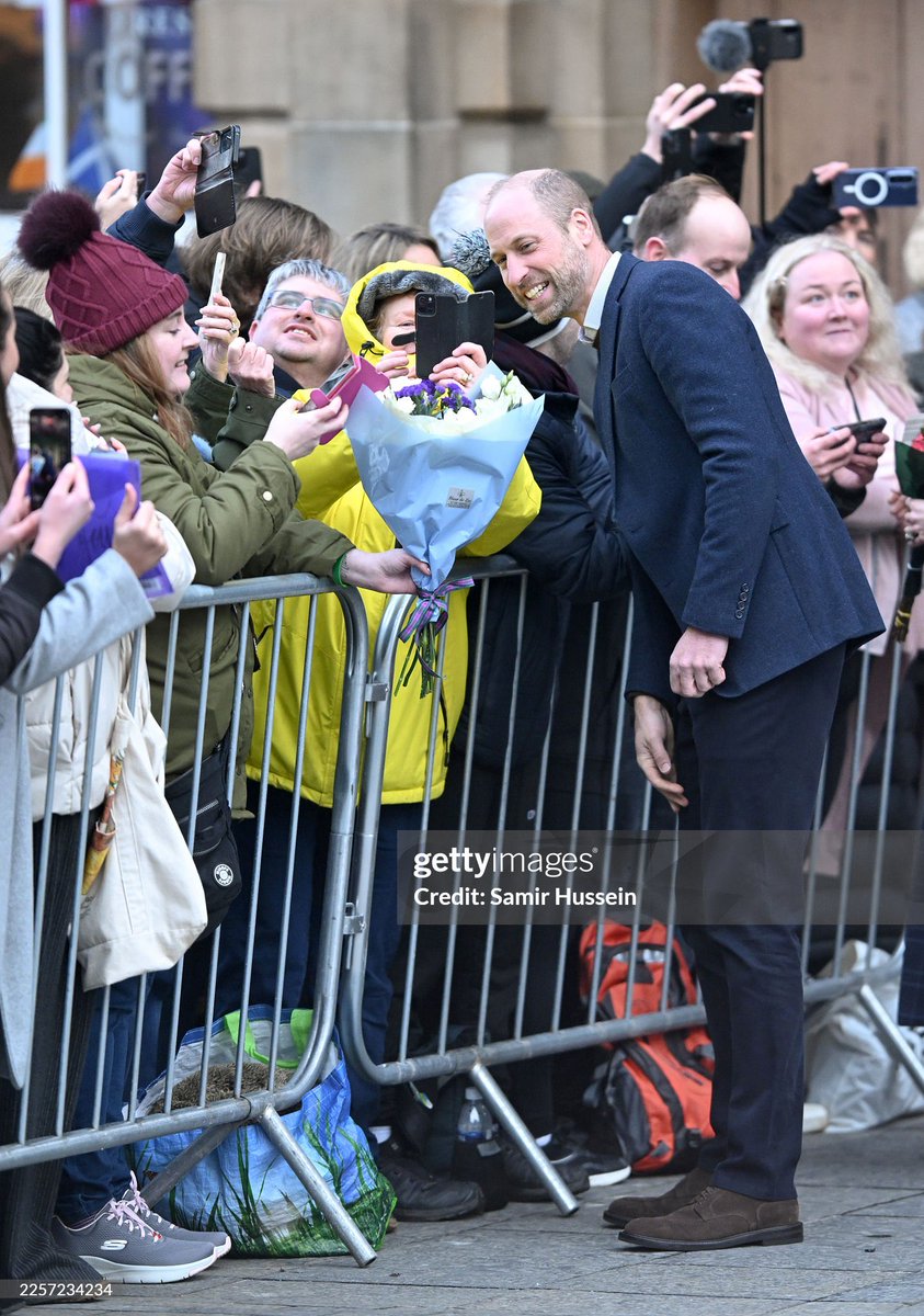 SabirahLohn's tweet photo. The Prince of Wales at radical weavers. The public is so happy to see them. https://t.co/RLcp2uwH8J