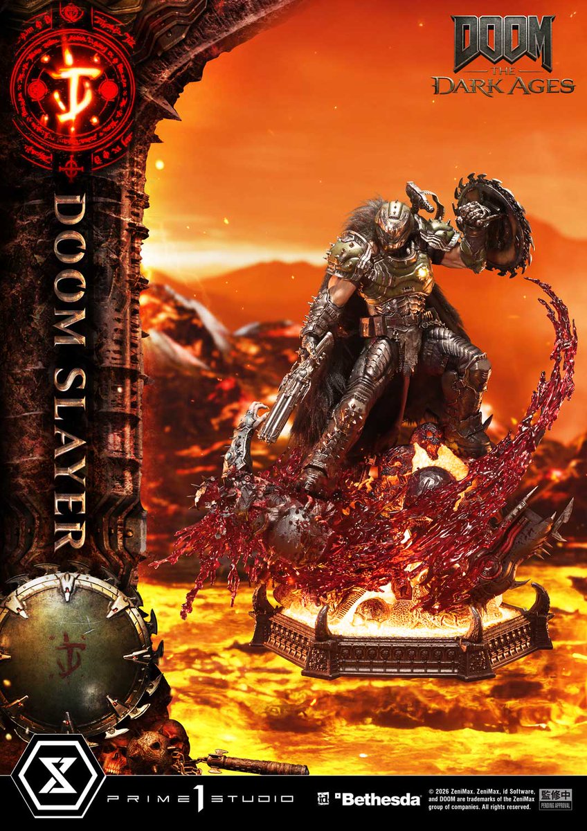 MajinStore's tweet photo. ⚔️ Doom The Dark Ages Doom Slayer – Prime 1 Studio
Un guerrero nacido para la masacre… incluso en tiempos de hierro y ceniza.
Doom Slayer avanza como el fin de los demonios: imparable, brutal… inevitable.
#DoomStudio #DoomSlayer #Prime1Studio #Collectibles #MajinStore
https://t.co/aRAea7uyRk