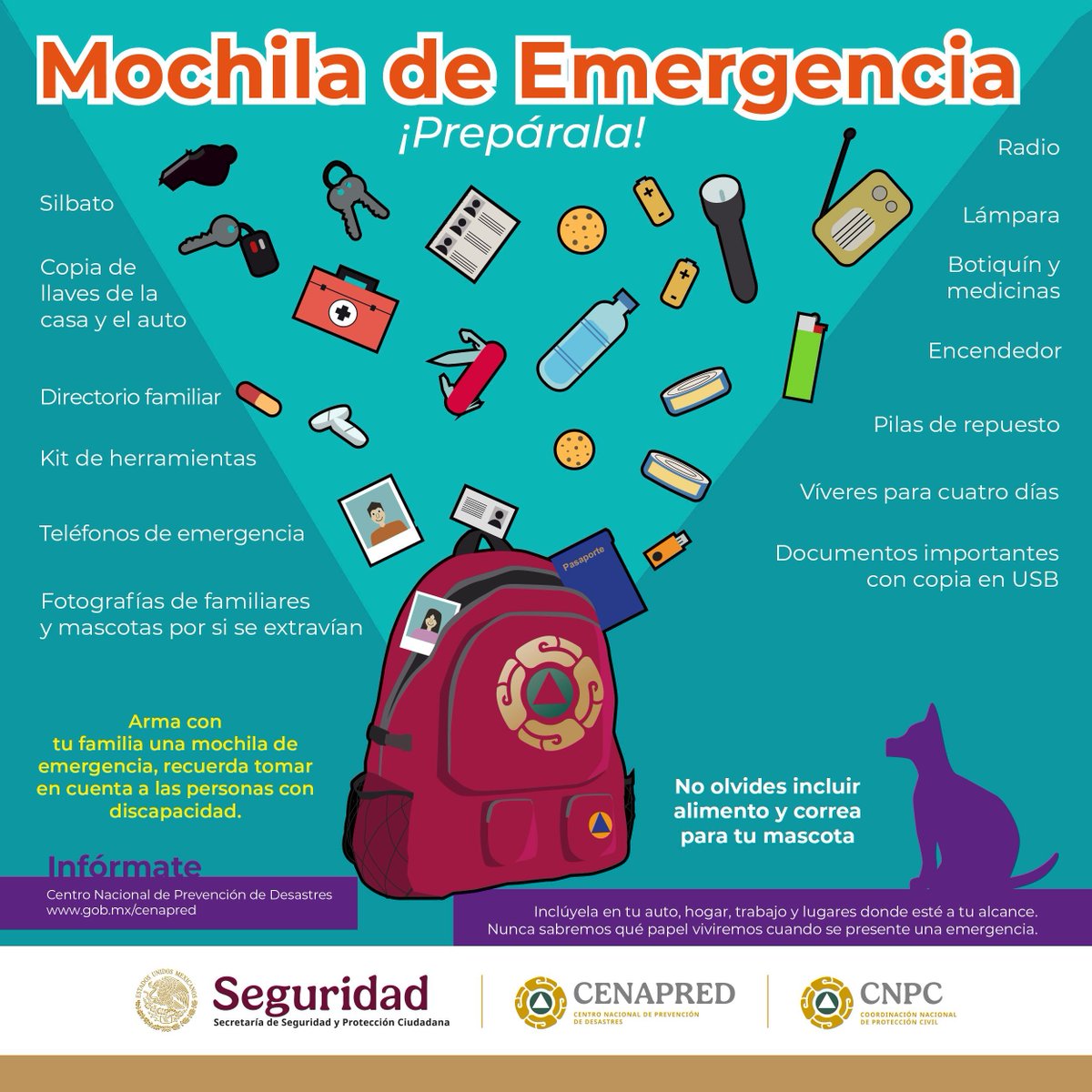 Coordinación Nacional de Protección Civil tweet media
