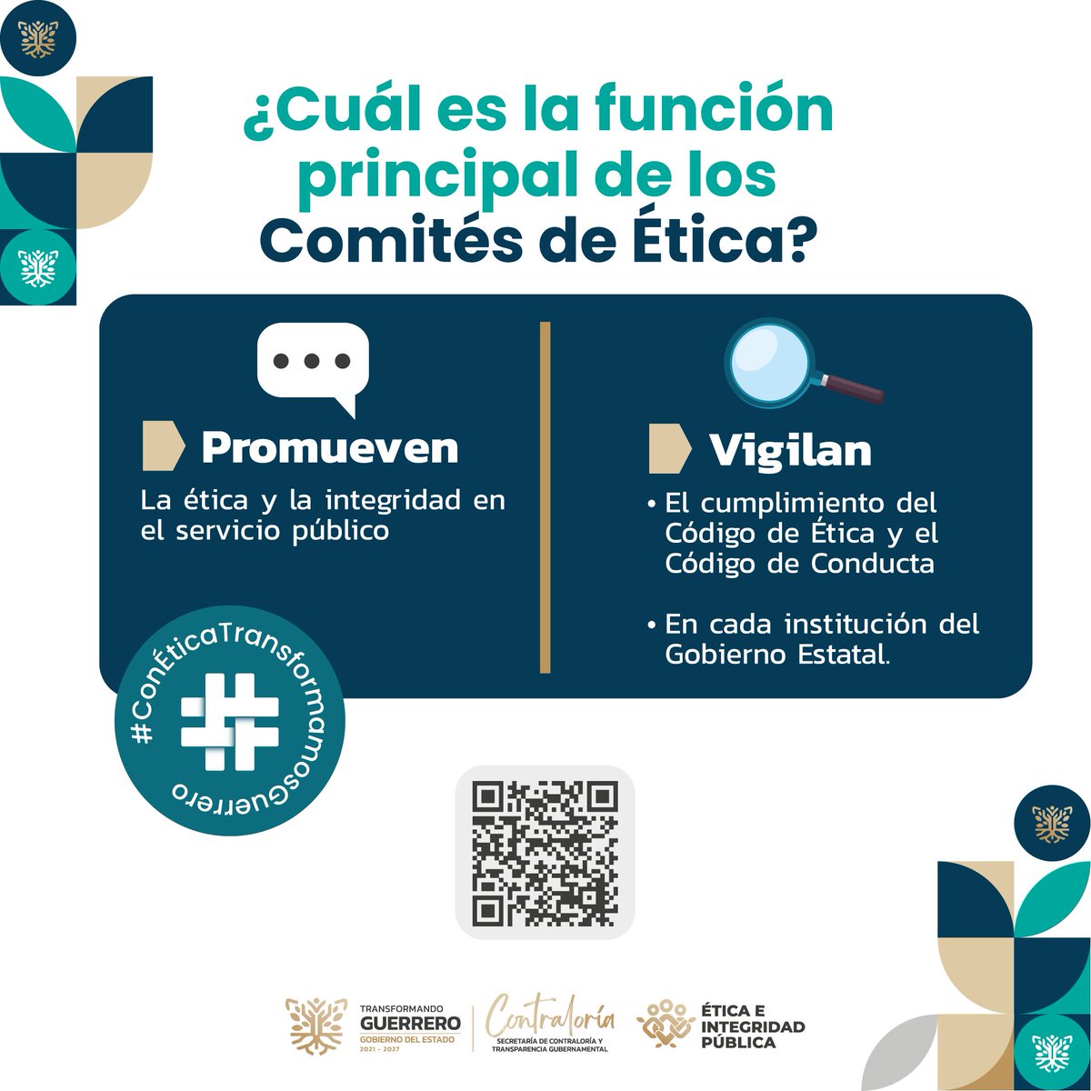 En la Procuraduría de Protección Ambiental el Comite de Ética y Prevención de Conflictos de Interés promueve la ética y la integridad de los servidores públicos  que aquí laboramos en aras de un mejor servicio a la Ciudadanía Guerrerense