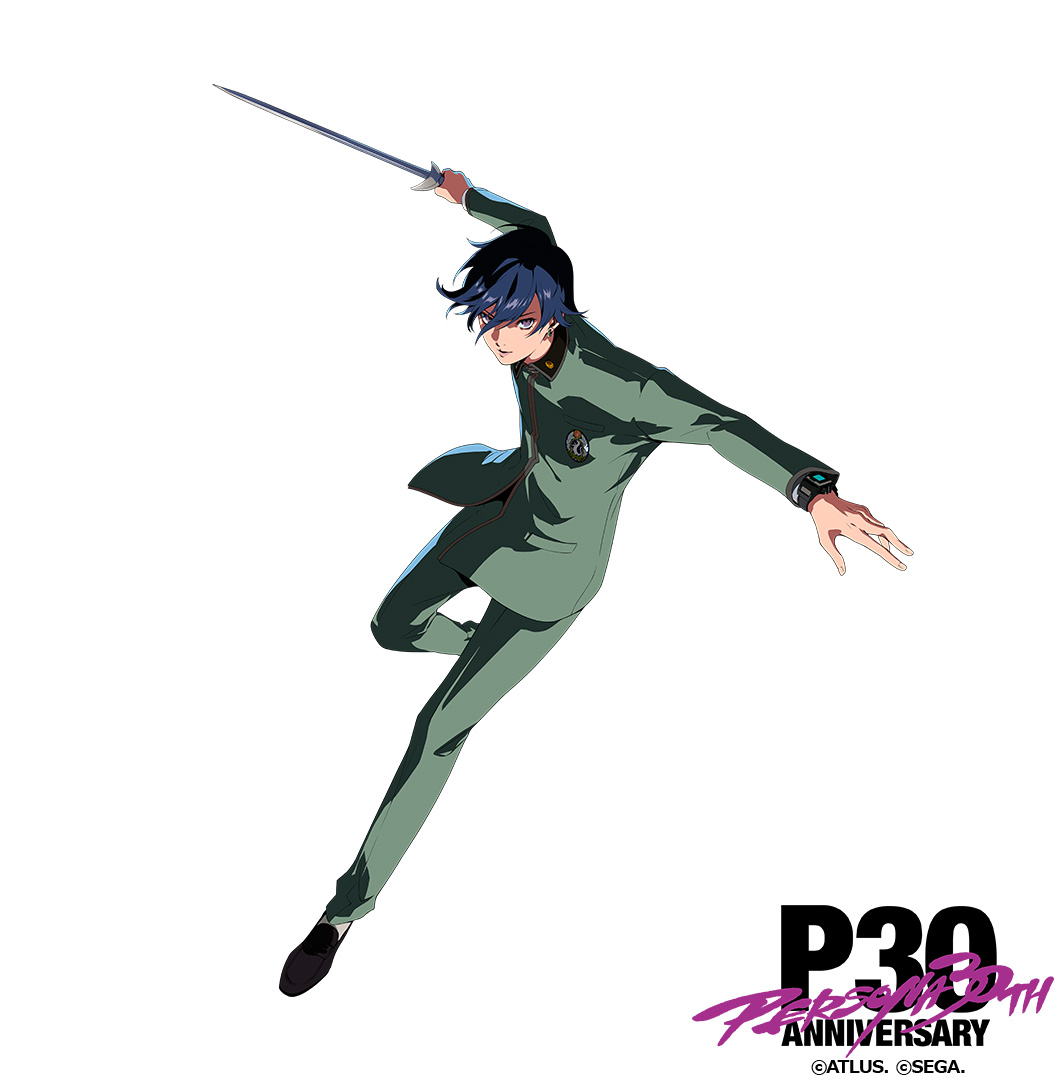 SegaLAOFICIAL's tweet image. ¡Serie de Ilustraciones Oficiales del Protagonista de Persona 1, 2 y 3! #P30