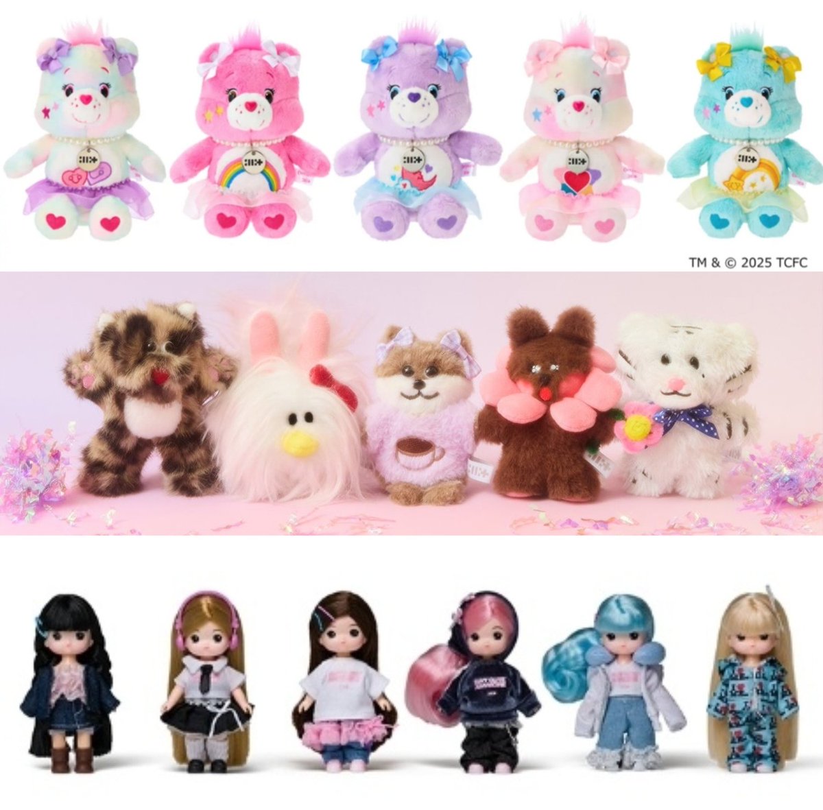 thebaseillit_'s tweet image. ILLIT and their cute plushies and dolls.