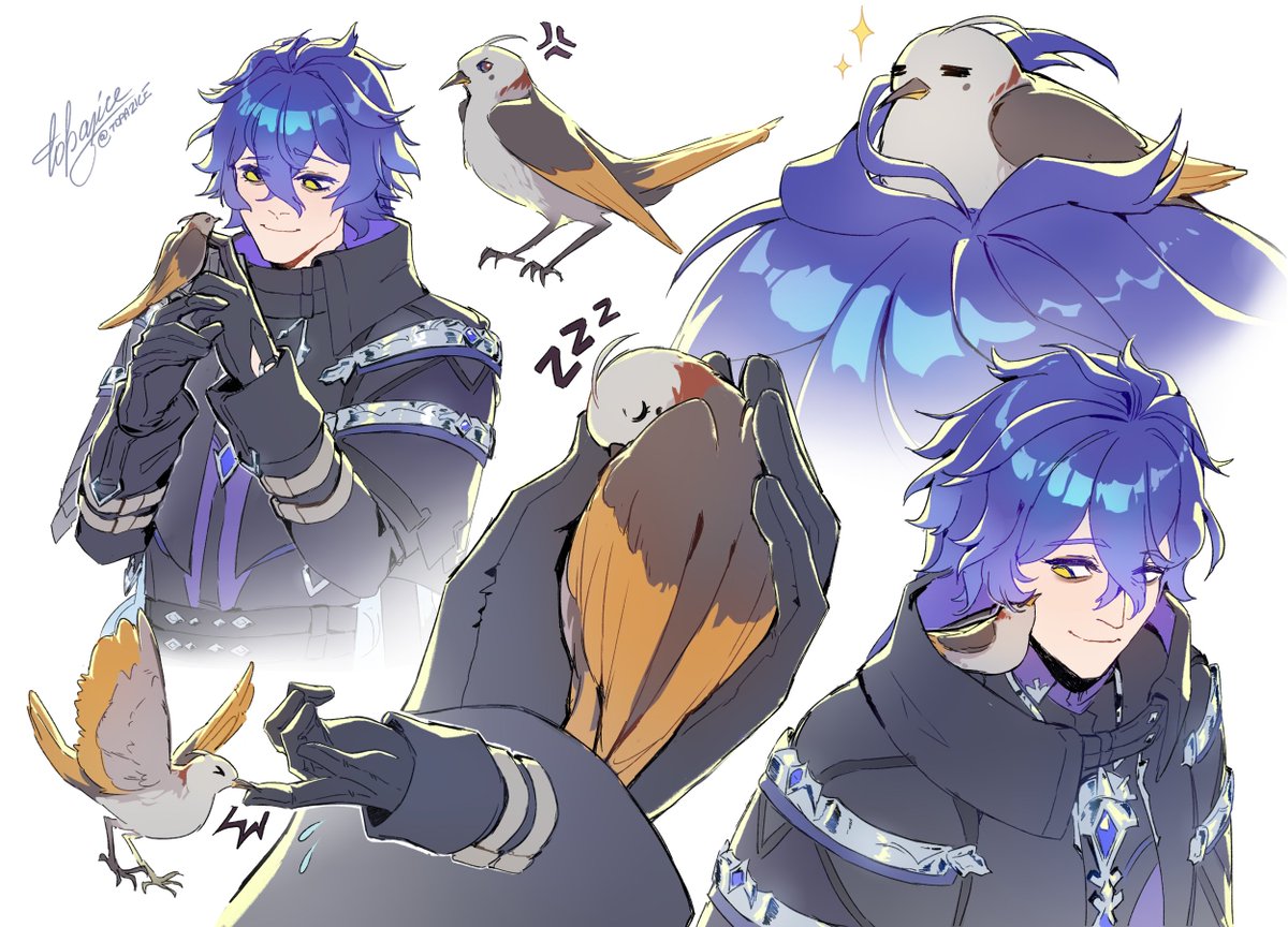 topazice's tweet image. #flins solovushka but an actual bird🥺