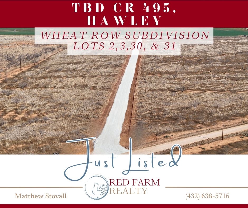 redfarmrealty's tweet image. 🌾 NEW LOTS AVAILABLE — WHEAT ROW! 🌾
Lots 2 &amp;amp; 3: $26,500 (SF $39,900) | Lots 30 &amp;amp; 31: $39,900 (SF $69,900). Hawley ISD near AI facility. No restrictions, RVs ok, new private road, fiber internet, utilities available. More lots available!
#RedFarmRealty #RedFarmWay #WheatRow