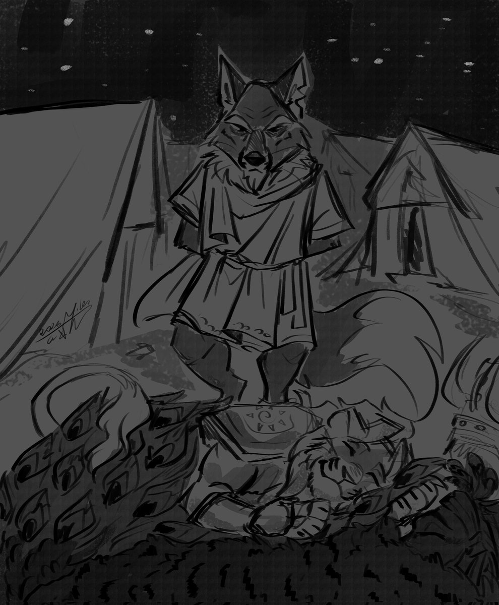 miles_crow_'s tweet image. Bald old man can't sleep and torments people with hair ft. Nestor 🦊, Diomedes 🦁 and Sthenelus 🦚 

#iliad #greekepic