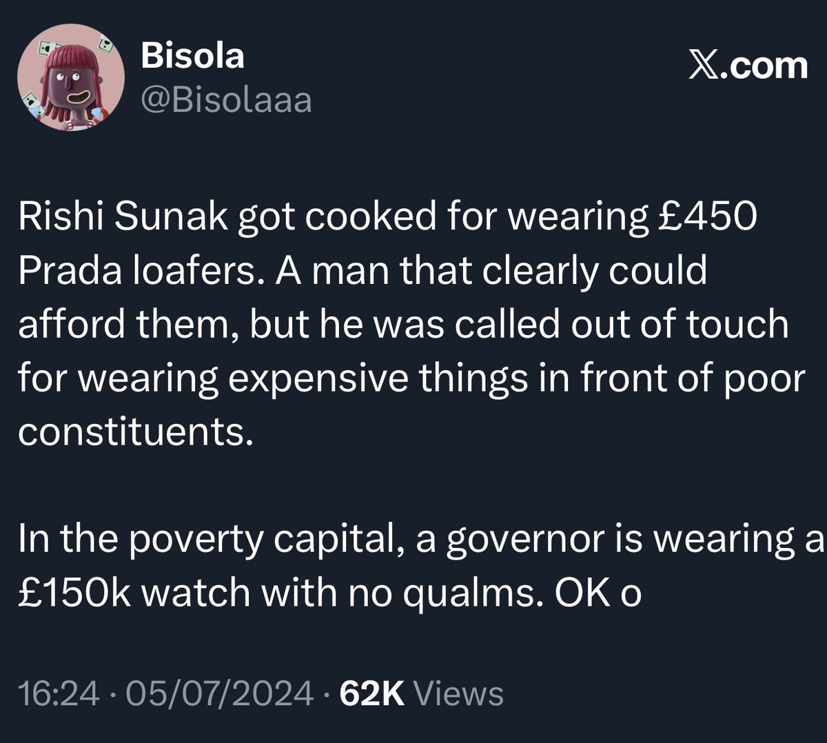 Bisolaaa's tweet image. I don’t need to make new tweets on certain topics. Re: Zach Adedeji, the sentiment still applies